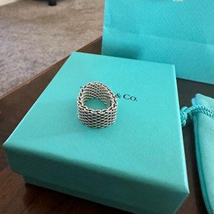 Tiffany Mesh ring, size 6